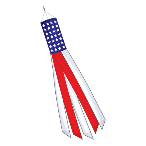 Two Group - WS128009 US Windsock Stars Americana - Everyday Screen Print Decorative Windsock 12" x 60"