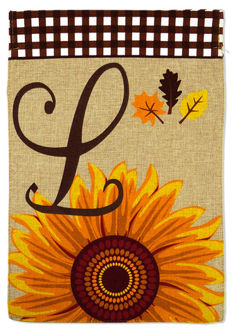 Harvest L - Harvest & Autumn Fall Vertical Applique Decorative Flags HGE80220 Imported