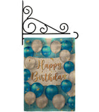 Birthday Balloons - Party Celebration Special Occasion Vertical Impressions Decorative Flags HG190055 Made In USA