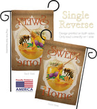 My Bee Sweet Home - Bugs & Frogs Garden Friends Vertical Impressions Decorative Flags HG104094 Made In USA