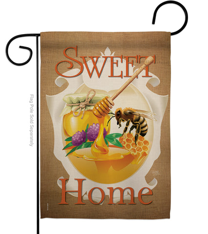 My Bee Sweet Home - Bugs & Frogs Garden Friends Vertical Impressions Decorative Flags HG104094 Made In USA