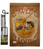 My Bee Sweet Home - Bugs & Frogs Garden Friends Vertical Impressions Decorative Flags HG104094 Made In USA