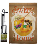 My Bee Sweet Home - Bugs & Frogs Garden Friends Vertical Impressions Decorative Flags HG104094 Made In USA