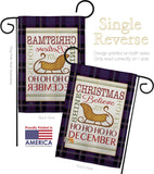 Believe in Joy of Sleigh - Christmas Winter Vertical Impressions Decorative Flags HG114181 Made In USA