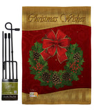 Christmas Wishes - Christmas Winter Vertical Impressions Decorative Flags HG114078 Imported