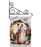 Happily Married - Family Special Occasion Vertical Impressions Decorative Flags HG137456 Made In USA