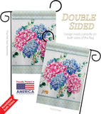 Hydrogens Burlap - Floral Spring Vertical Impressions Decorative Flags HG104139 Made In USA