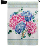 Hydrogens Burlap - Floral Spring Vertical Impressions Decorative Flags HG104139 Made In USA
