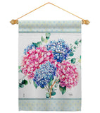Hydrogens Burlap - Floral Spring Vertical Impressions Decorative Flags HG104139 Made In USA