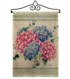 Hydrogens Burlap - Floral Spring Vertical Impressions Decorative Flags HG104139 Made In USA