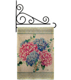 Hydrogens Burlap - Floral Spring Vertical Impressions Decorative Flags HG104139 Made In USA