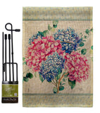 Hydrogens Burlap - Floral Spring Vertical Impressions Decorative Flags HG104139 Made In USA
