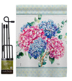 Hydrogens Burlap - Floral Spring Vertical Impressions Decorative Flags HG104139 Made In USA