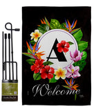 Tropical A - Floral Spring Vertical Impressions Decorative Flags HG130261 Made In USA