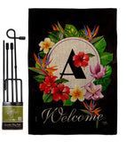 Tropical A - Floral Spring Vertical Impressions Decorative Flags HG130261 Made In USA