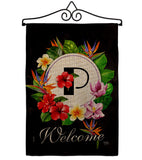 Tropical P - Floral Spring Vertical Impressions Decorative Flags HG130276 Made In USA
