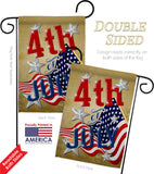 4th of July - Fourth of July Americana Vertical Impressions Decorative Flags HG137072 Made In USA