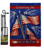 Celebrate Freedom - Fourth of July Americana Vertical Impressions Decorative Flags HG111057 Made In USA
