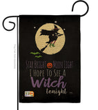 Star Bright - Halloween Fall Vertical Impressions Decorative Flags HG112073 Made In USA