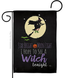 Star Bright - Halloween Fall Vertical Impressions Decorative Flags HG112073 Made In USA