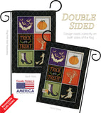 Trick or Treat Collage - Halloween Fall Vertical Impressions Decorative Flags HG112074 Made In USA