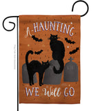 Haunting We Go - Halloween Fall Vertical Impressions Decorative Flags HG112081 Made In USA