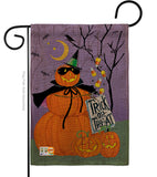 Happy Pumpkin Trio - Halloween Fall Vertical Impressions Decorative Flags HG112084 Made In USA