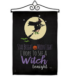 Star Bright - Halloween Fall Vertical Impressions Decorative Flags HG112073 Made In USA