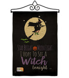 Star Bright - Halloween Fall Vertical Impressions Decorative Flags HG112073 Made In USA