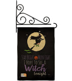Star Bright - Halloween Fall Vertical Impressions Decorative Flags HG112073 Made In USA