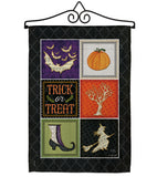 Trick or Treat Collage - Halloween Fall Vertical Impressions Decorative Flags HG112074 Made In USA
