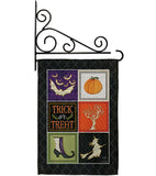 Trick or Treat Collage - Halloween Fall Vertical Impressions Decorative Flags HG112074 Made In USA