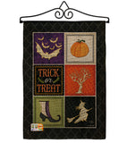 Trick or Treat Collage - Halloween Fall Vertical Impressions Decorative Flags HG112074 Made In USA