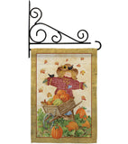 Scarecrow - Harvest & Autumn Fall Vertical Impressions Decorative Flags HG113043 Made In USA