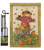 Scarecrow - Harvest & Autumn Fall Vertical Impressions Decorative Flags HG113043 Made In USA