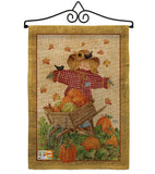 Scarecrow - Harvest & Autumn Fall Vertical Impressions Decorative Flags HG113043 Made In USA