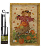 Scarecrow - Harvest & Autumn Fall Vertical Impressions Decorative Flags HG113043 Made In USA