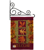 3 Fall Leaves - Harvest & Autumn Fall Vertical Impressions Decorative Flags HG113061 Made In USA