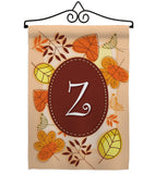 Autumn Z Initial - Harvest & Autumn Fall Vertical Impressions Decorative Flags HG130052 Made In USA