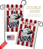 Native Spirit - Historic Americana Vertical Impressions Decorative Flags HG192246 Made In USA