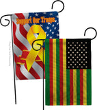 Alternative African American - Historic Americana Vertical Impressions Decorative Flags HG140729 Made In USA