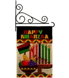 Happy Kwanzaa African - Kwanzaa Winter Vertical Impressions Decorative Flags HG114236 Made In USA