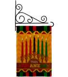 Happy Kwanzaa Holiday  - Kwanzaa Winter Vertical Impressions Decorative Flags HG192333 Made In USA