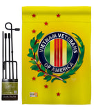 Vietnam Veteran - Military Americana Vertical Impressions Decorative Flags HG108235 Made In USA