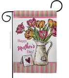 Mother Day Bouquet - Mother's Day Summer Vertical Impressions Decorative Flags HG115148 Made In USA