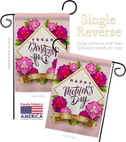 Pink Mother Day - Mother's Day Summer Vertical Impressions Decorative Flags HG137508 Made In USA