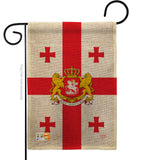 Georgia Republic - Nationality Flags of the World Vertical Impressions Decorative Flags HG108212 Made In USA