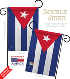 Cuba - Nationality Flags of the World Vertical Impressions Decorative Flags HG140062 Made In USA