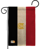 Egypt - Nationality Flags of the World Vertical Impressions Decorative Flags HG140074 Made In USA