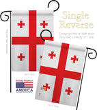 Georgia Republic - Nationality Flags of the World Vertical Impressions Decorative Flags HG140089 Made In USA